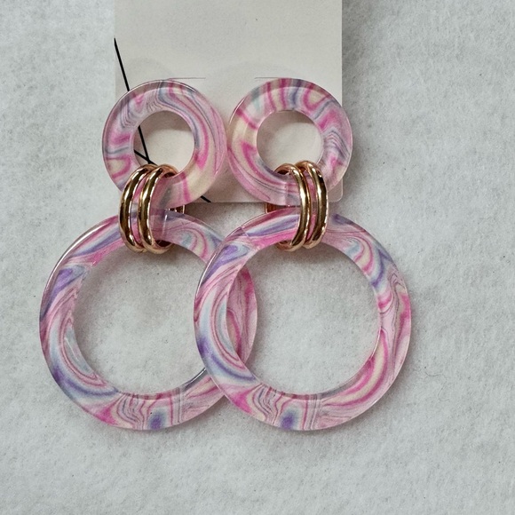 ALDO-IBOAMETH Colorful Hoops Earring - Picture 3 of 3